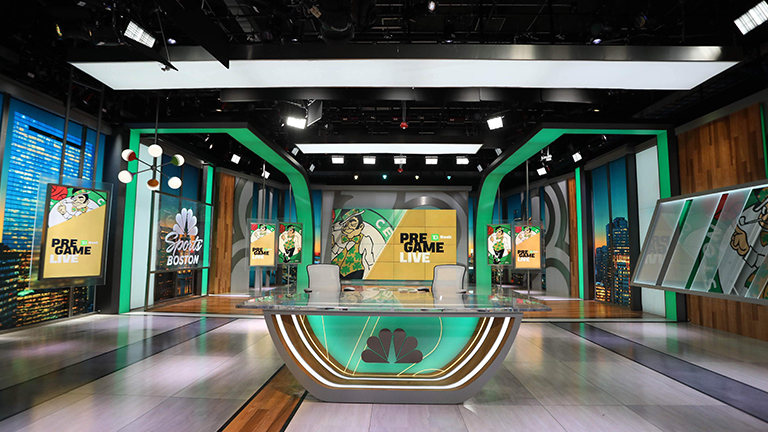 NBC Sports Chicago Broadcast Set Design Gallery