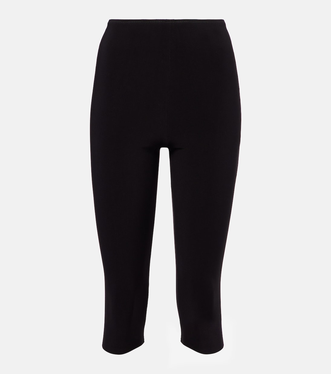 Capri High-Rise Leggings in Black - Norma Kamali
