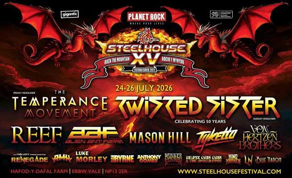 Steelhouse 2026 Festival poster