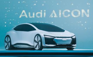 The Audi Aicon is a fully autonomous electric concept car