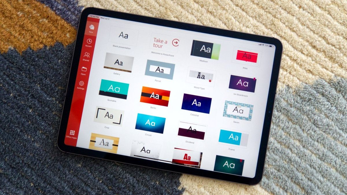 Microsoft PowerPoint on iOS