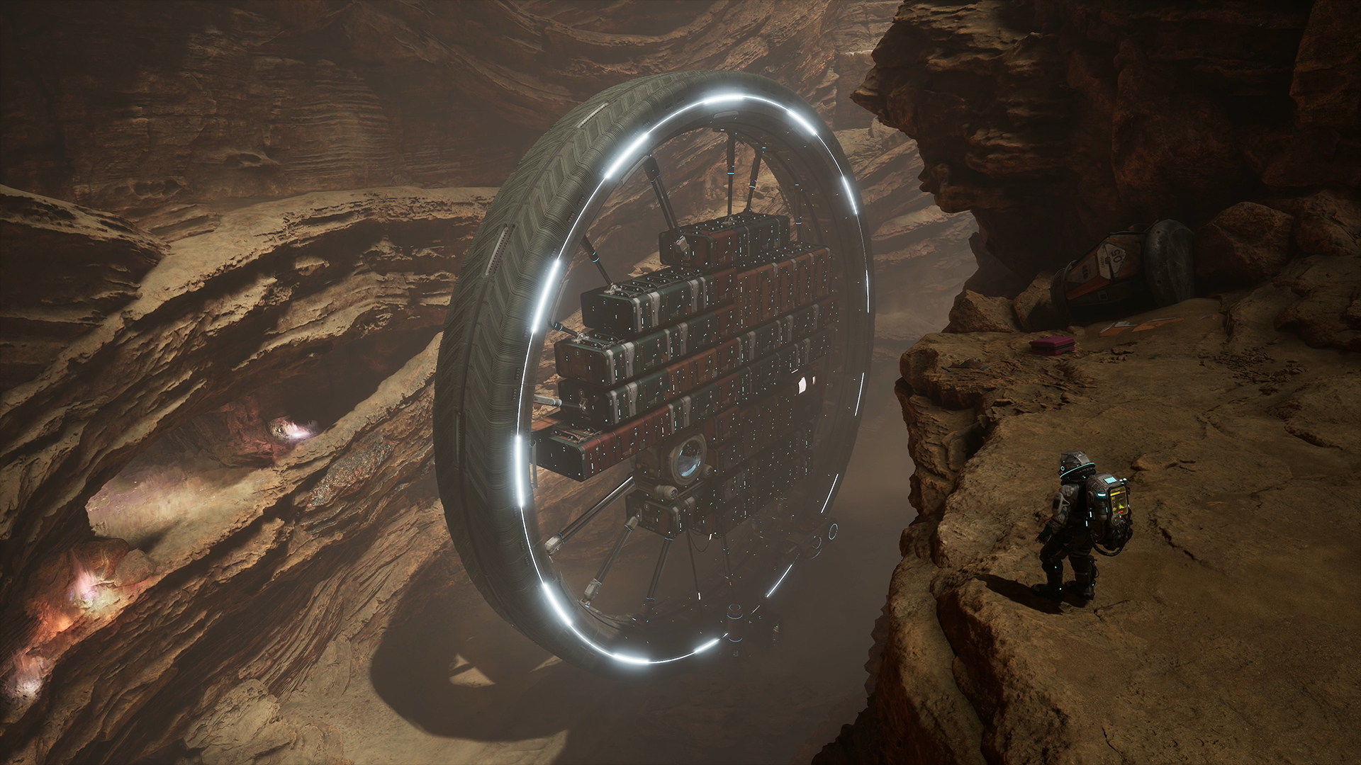 A screenshot from the game The Alters