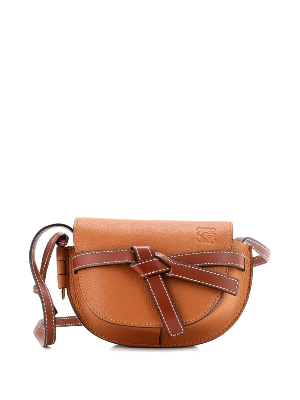 Loewe Pre-Owned Gate Shoulder Bag Leather Mini Crossbody Bag | One Size