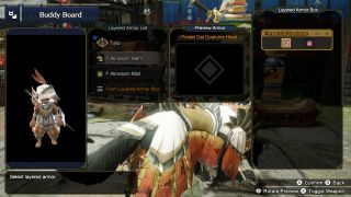Monster Hunter Rise Layered Armor Palico