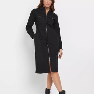 M&Co Zip Through Dress