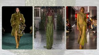 London Fashion Week Autumn/Winter 2024 Runway Trends — Green