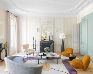 Elegant Parisian apartment, designed by Le Berre Vevaud