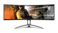 Product shot of AOC Agon AG493UCX, one of the best ultrawide monitors