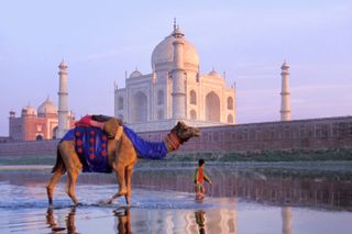 The Taj Mahal in Agra, one of the best places to visit in india