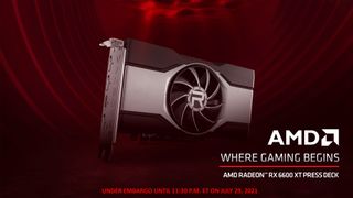AMD Radeon RX 6600 XT press deck