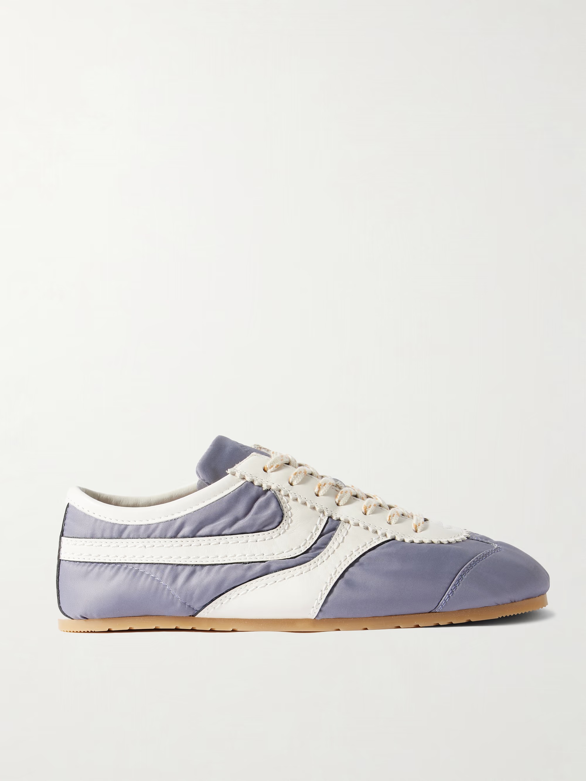 Dries Van Noten, Leather-Trimmed Shell Sneakers