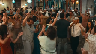 A group having a wedding in My Big Fat Greek Wedding 3.