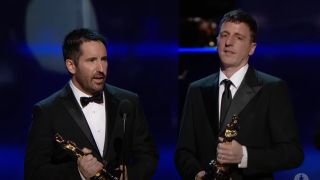 Trent Reznor and Atticus Ross at the Oscars