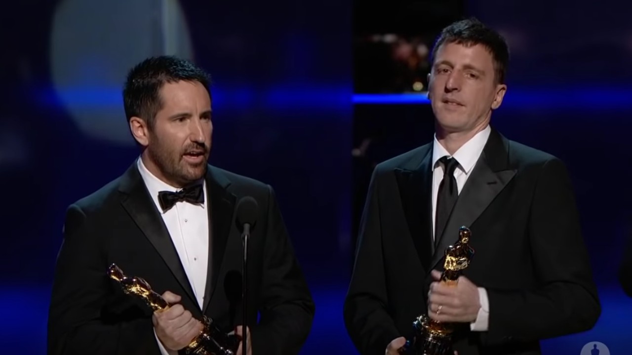 Trent Reznor y Atticus Ross en los Oscar
