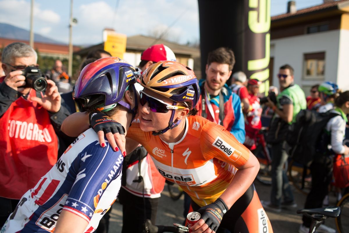 The Boels Dolman team was a happy team post-race