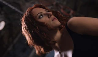 Scarlett Johansson as Black Widow in Avengers