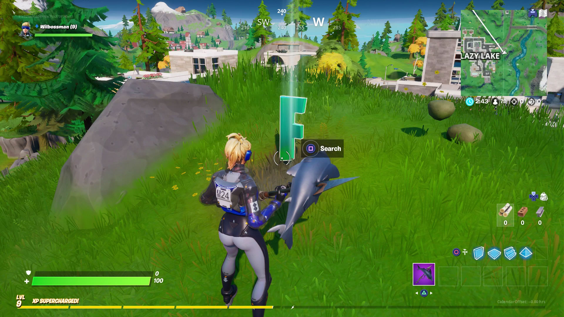 Fortnite hidden letter F