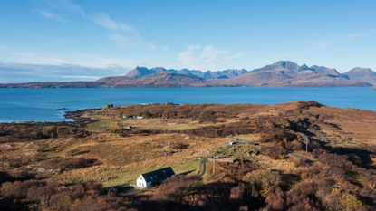 Modern Scottish longhouse, Isle of Skye