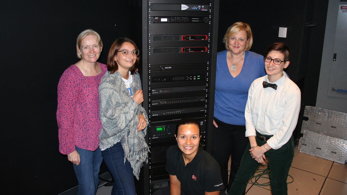 BU Information Services &amp; Technology and LETS contribute to the growth of women in tech. From left: Kathy Morley, Caitlyn Chiappini, Taya Christianson, Linda Jerrett, Sydney Kovar