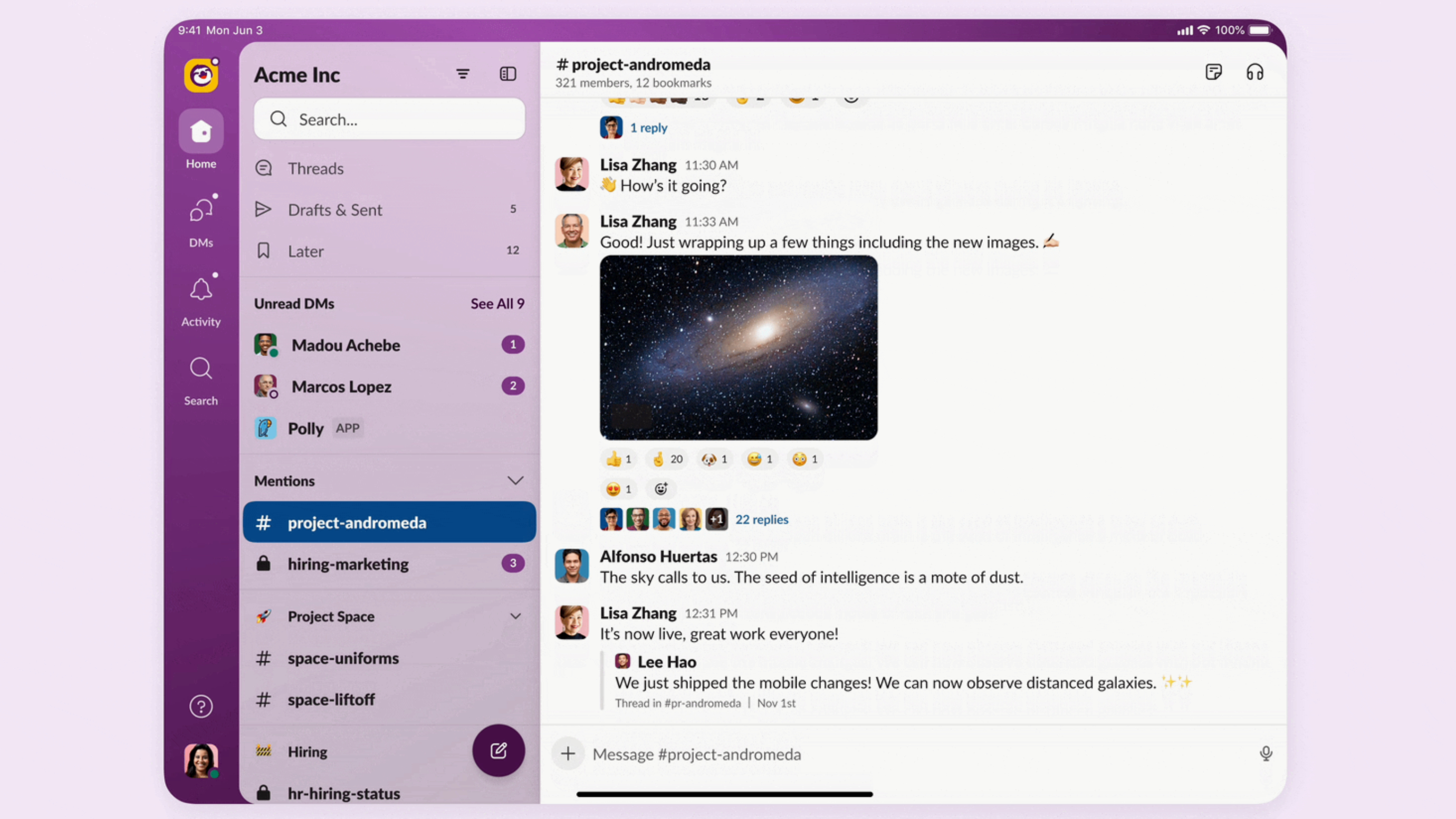 Slack for iPad