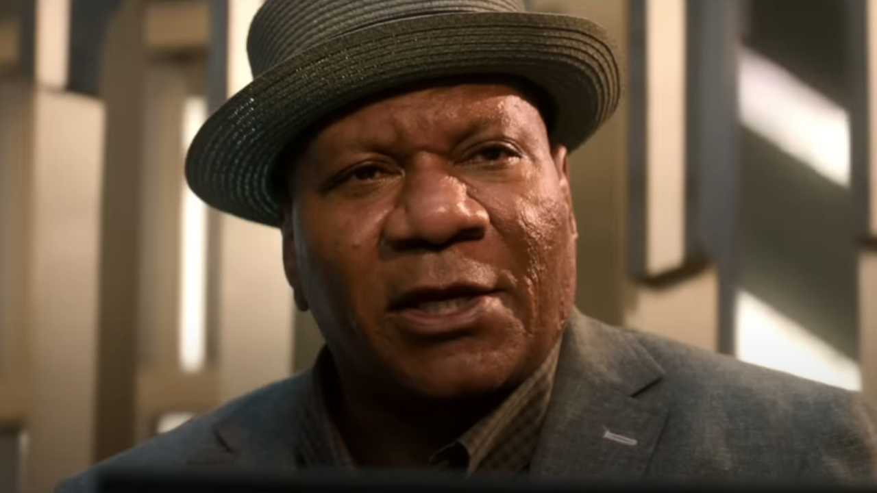 Ving Rhames looks worried as he sits in Mission: Impossible – Dead Reckoning Part One.