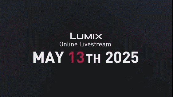 Panasonic teaser for a Lumix Online livestream, taking place on May 13 2025