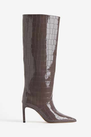 Knee-High Heeled Boots