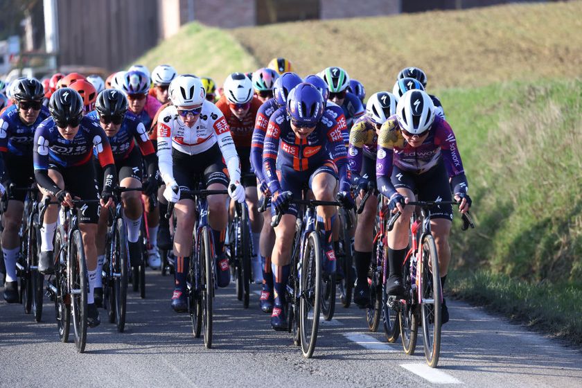 NINOVE BELGIUM MARCH 01 Pfeiffer Georgi of Great Britain and Team Picnic PostNL competes during the 17th Omloop Het Nieuwsblad 2025 Womens Elite a 1379km one day race from Ghent to Ninove UCIWWT on March 01 2025 in Ninove Belgium Photo by Rhode Van ElsenGetty Images