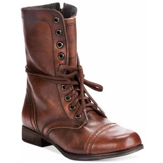 Steve Madden lace up combat boots