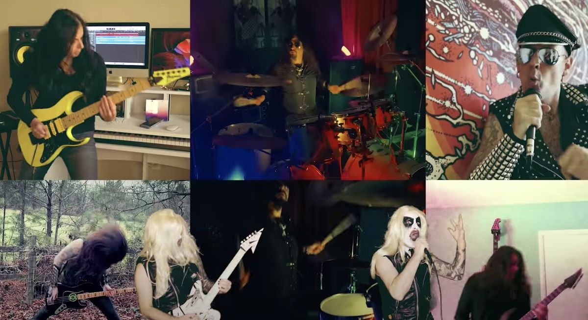 An all-star band covers Judas Priest on Two Minutes to Late Night