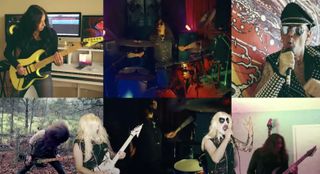 An all-star band covers Judas Priest on Two Minutes to Late Night