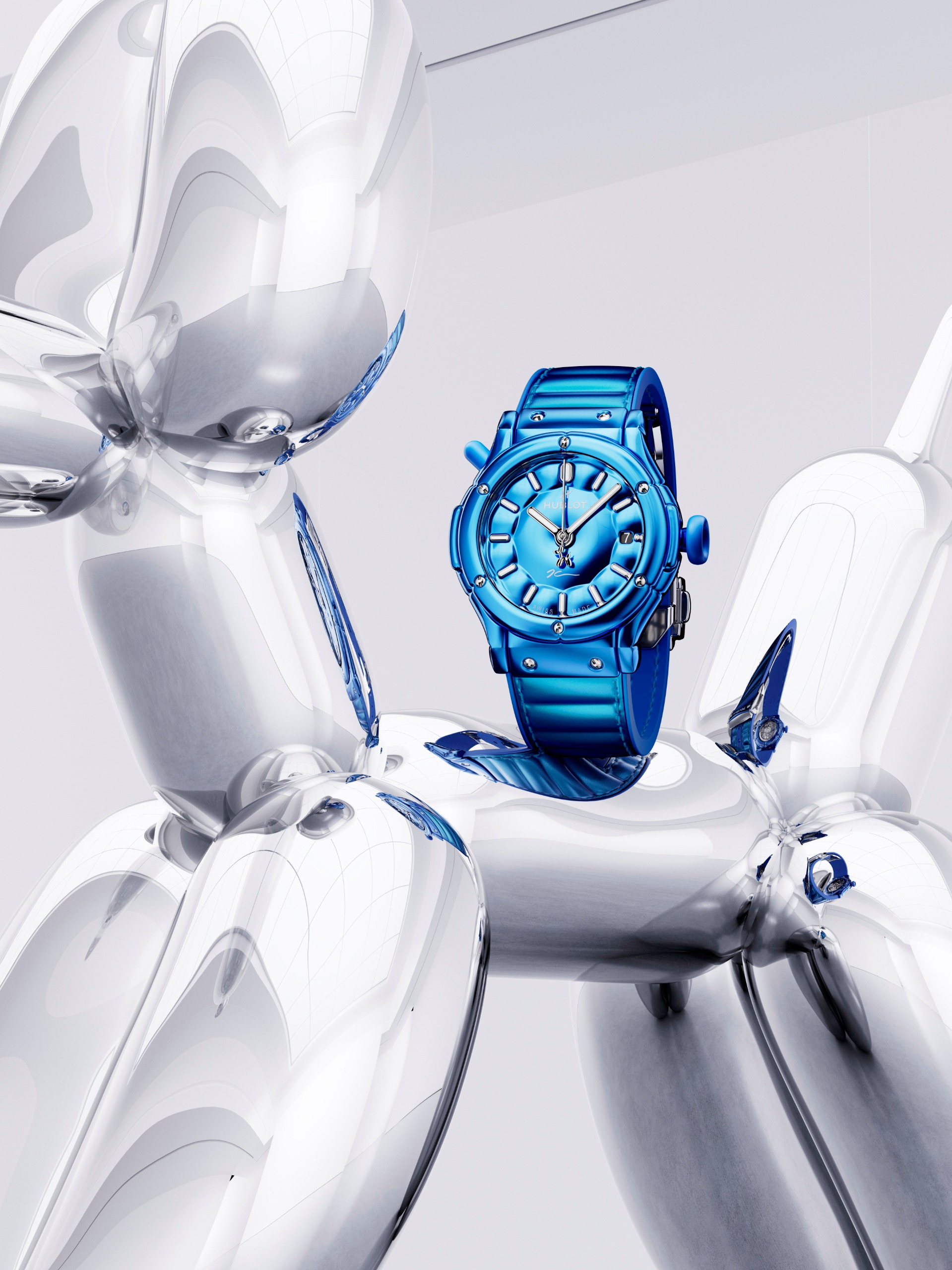 brightly coloured hublot watches