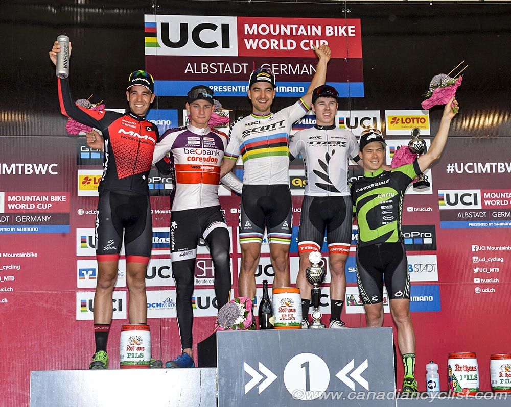 David Valero, Mathieu Van Der Poel, Nino Schurter, Anton Cooper, Maxime Marotte