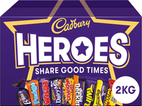 Cadbury Heroes Chocolate Bulk Sharing Box (2kg):  was