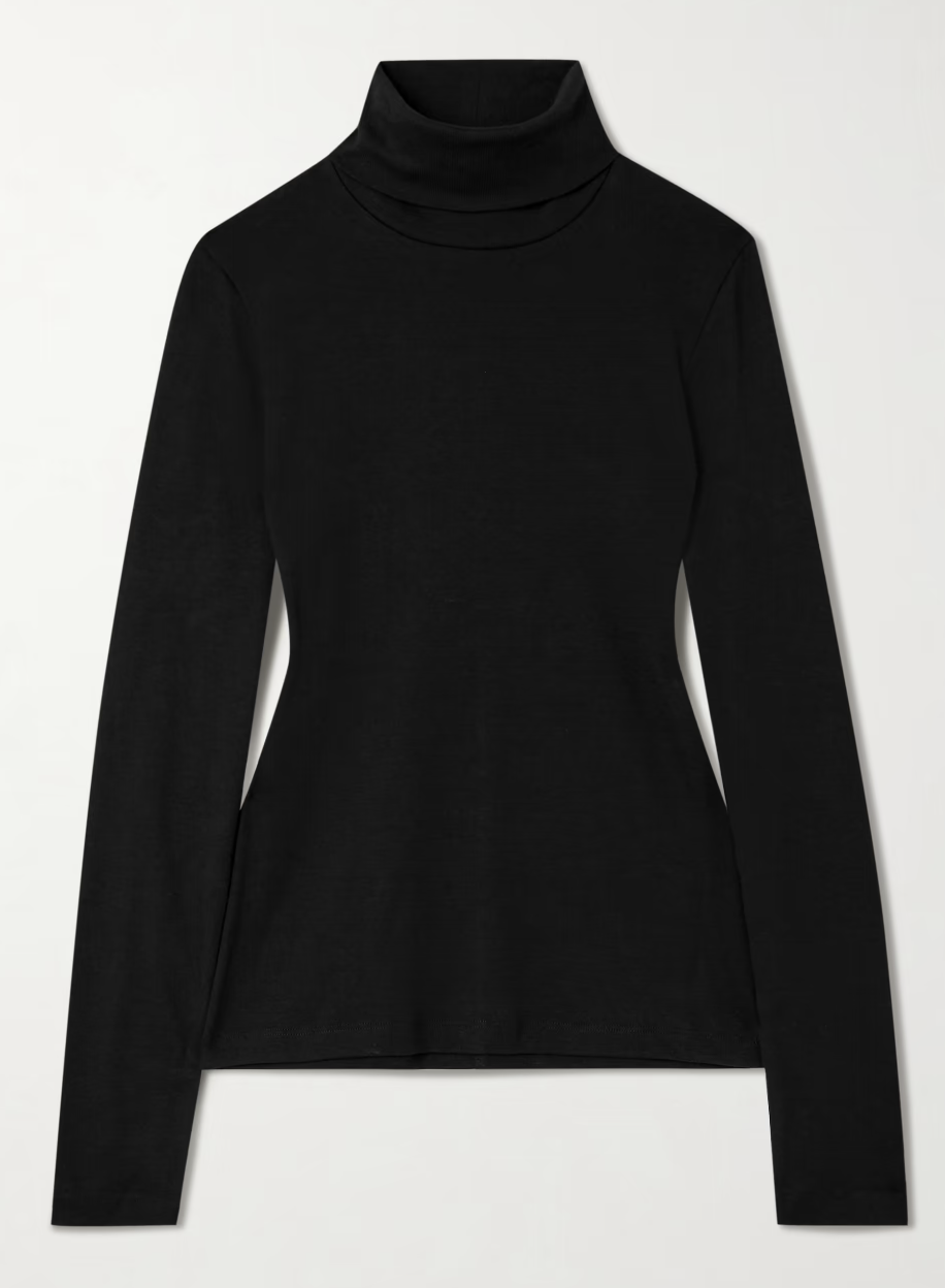 Flore Flore, Dina Ribbed Turtleneck Top