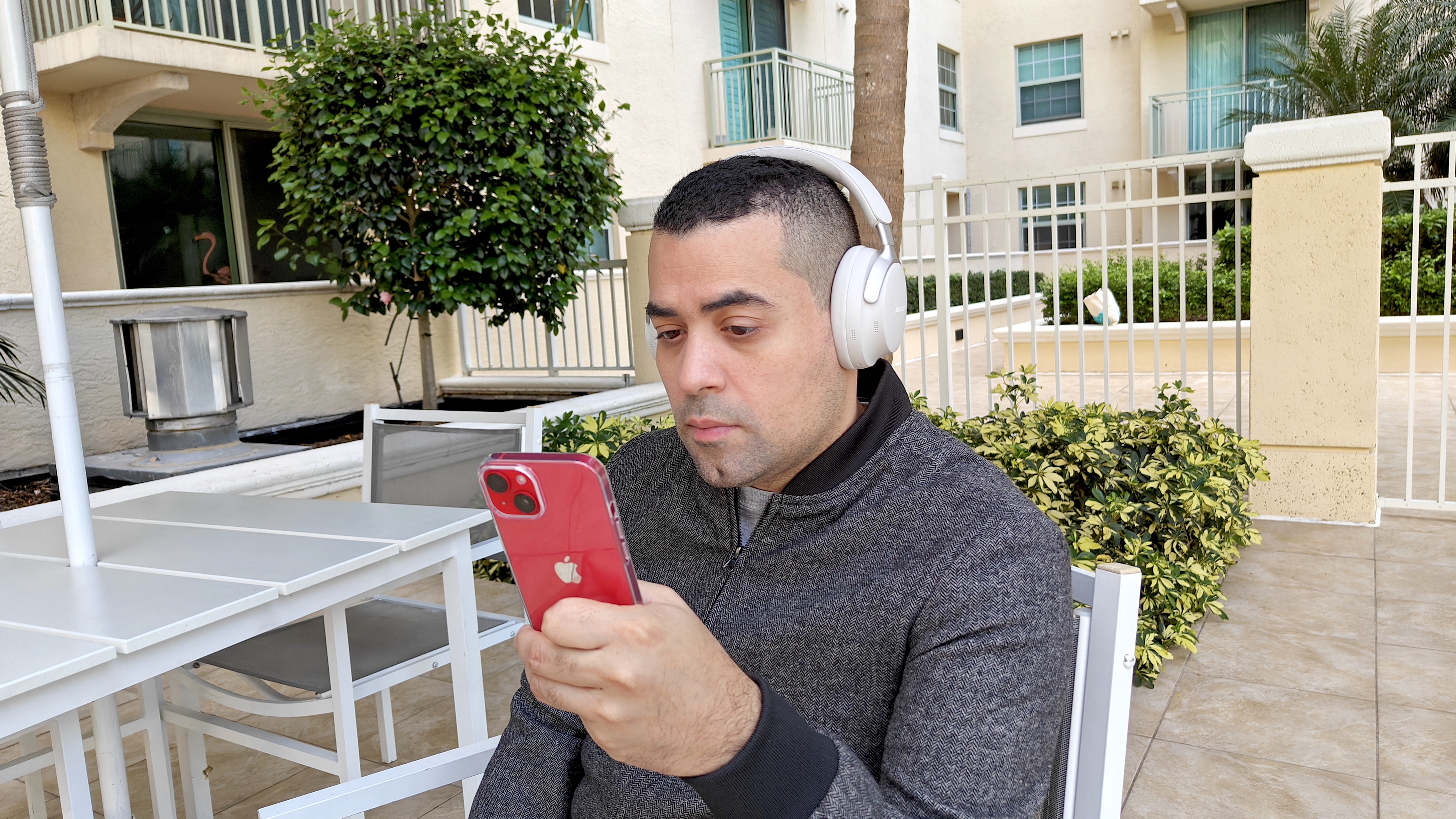 Bose QC Ultra Headphones testing call quality