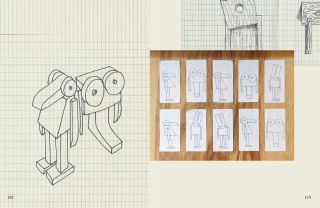 Sketch of wooden animal from Studiomama Offcuts book