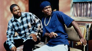 Ice Cube as Craig Jones and Chris Tucker as Smokey in Friday