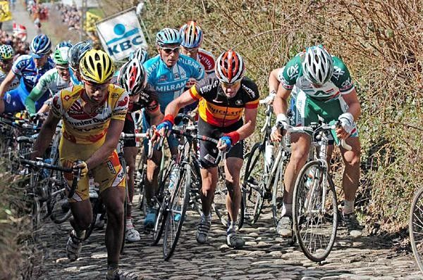 It was chaos on the Koppenberg