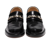 Chanel Shiny Calfskin Black Loafers | $1,400