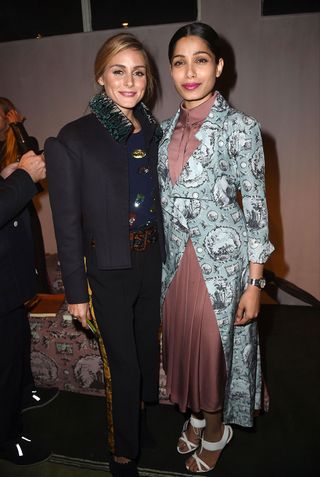 Olivia Palermo and Freida Pinto