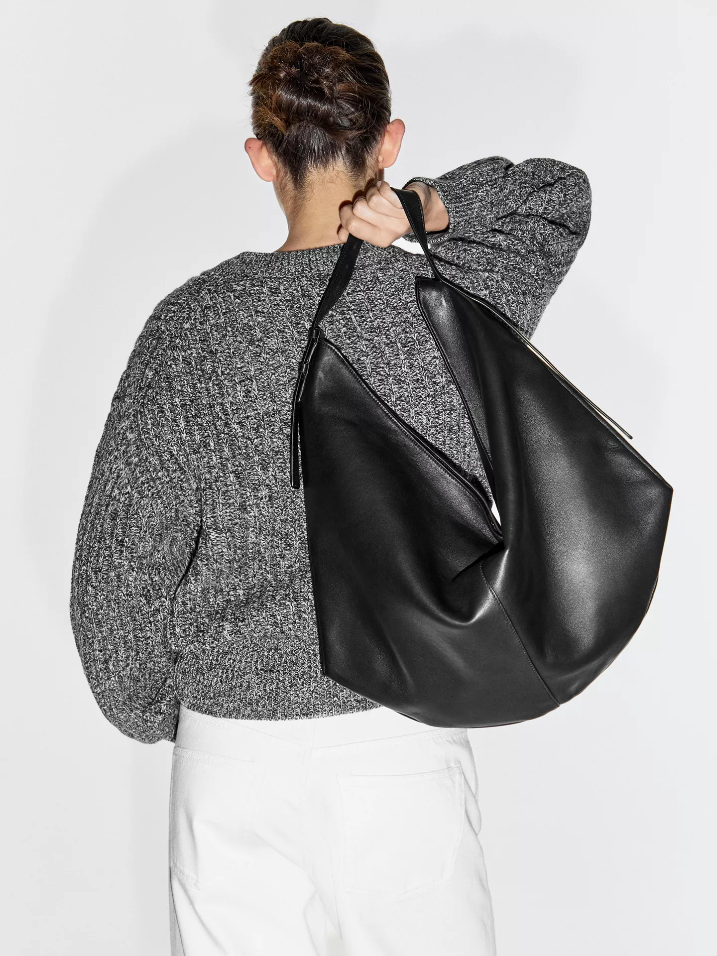 Massimo Dutti, Medium Nappa Leather Bag