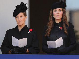 Kate Middleton at the Remembrance Service at the London Cenotaph