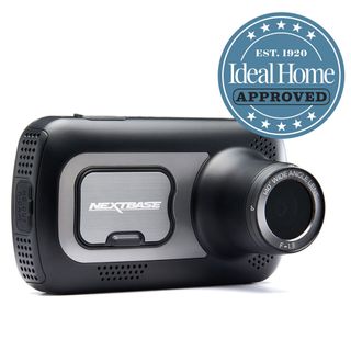 Nextbase 522GW dash cam with Ideal Home approved logo