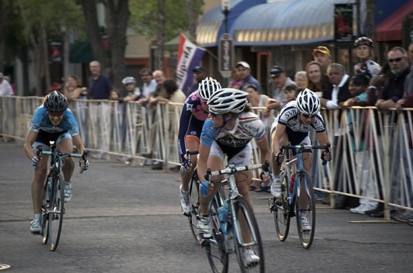 Action during the women's race at Walterboro.