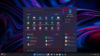 Windows 11 24H2 Start menu