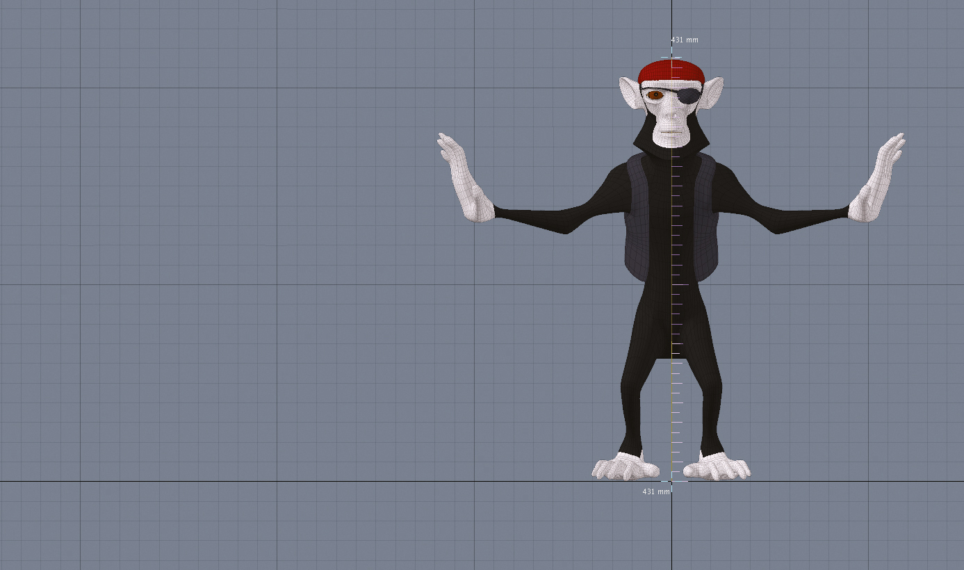 Scale down your parameters to make monkey hair