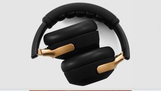 Positive Grid Spark Neo headphones folded for portability