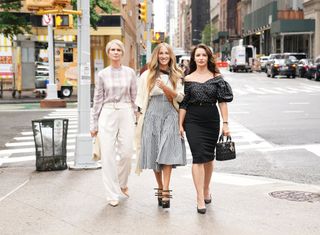 Cynthia Nixon, Sarah Jessica Parker and Kristin Davis in Sex in the City revival