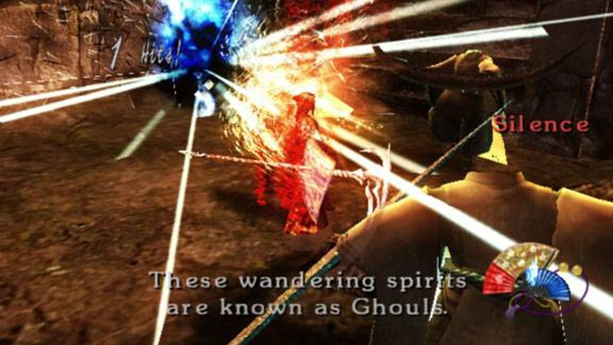 Raikoh Minamoto fighting ghouls during Otogi 2, one of the best FromSoftware games.